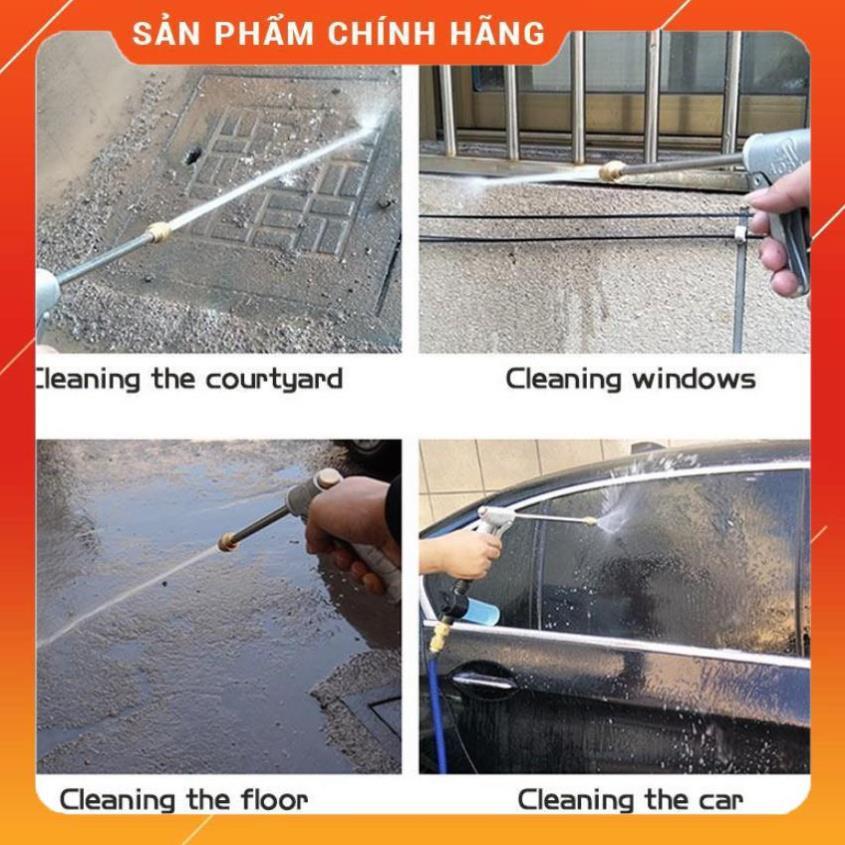 Bộ dây và vòI xịt tăng áp lực nươc 300 loại 10m 206701 kèm cút nối vòi nước