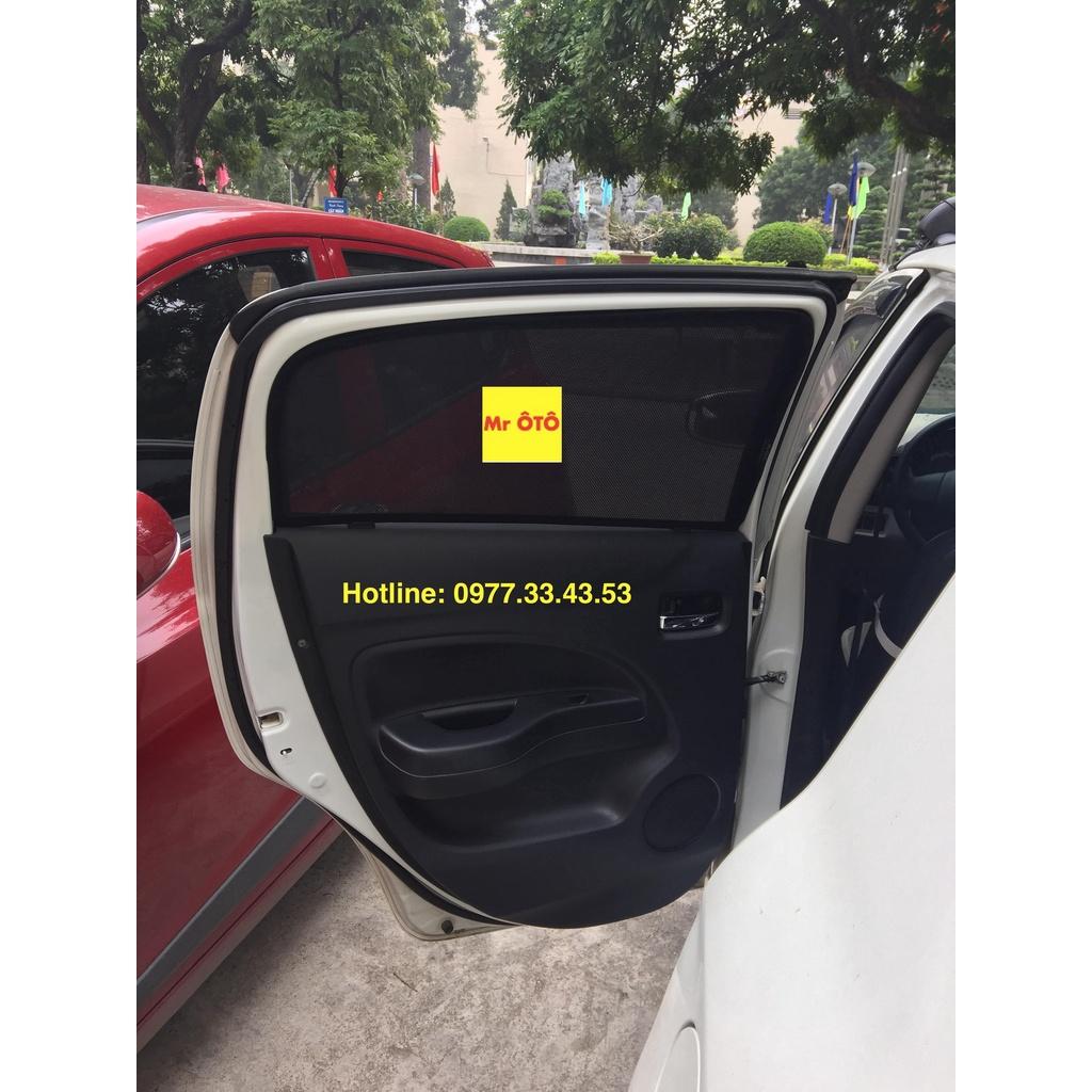 Rèm Che Nắng Xe Mitsubishi Mirage 2012-2016 Hàng Loại 1. Cam Kết Vải Dày Dặn, Chuẩn Khít Theo Xe