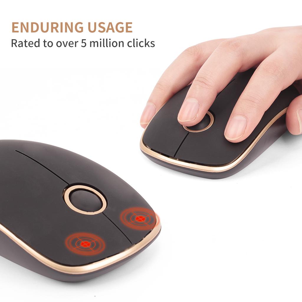 Chuột Không Dây 2.4Ghz Chuột Máy Tính Cổng USB 1600 DPI Thiết Mause Chuột Không Dây Cho Laptop Máy Tính Để Bàn Máy Tính Xách Tay
