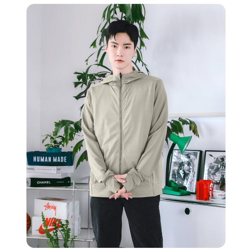 ÁO KHOÁC NAM LIMEORANGE CHỐNG NẮNG KHÁNG KHUẨN MỚI - AIR HOODIE HARD SKIN 2 FOR MEN - LM22707102