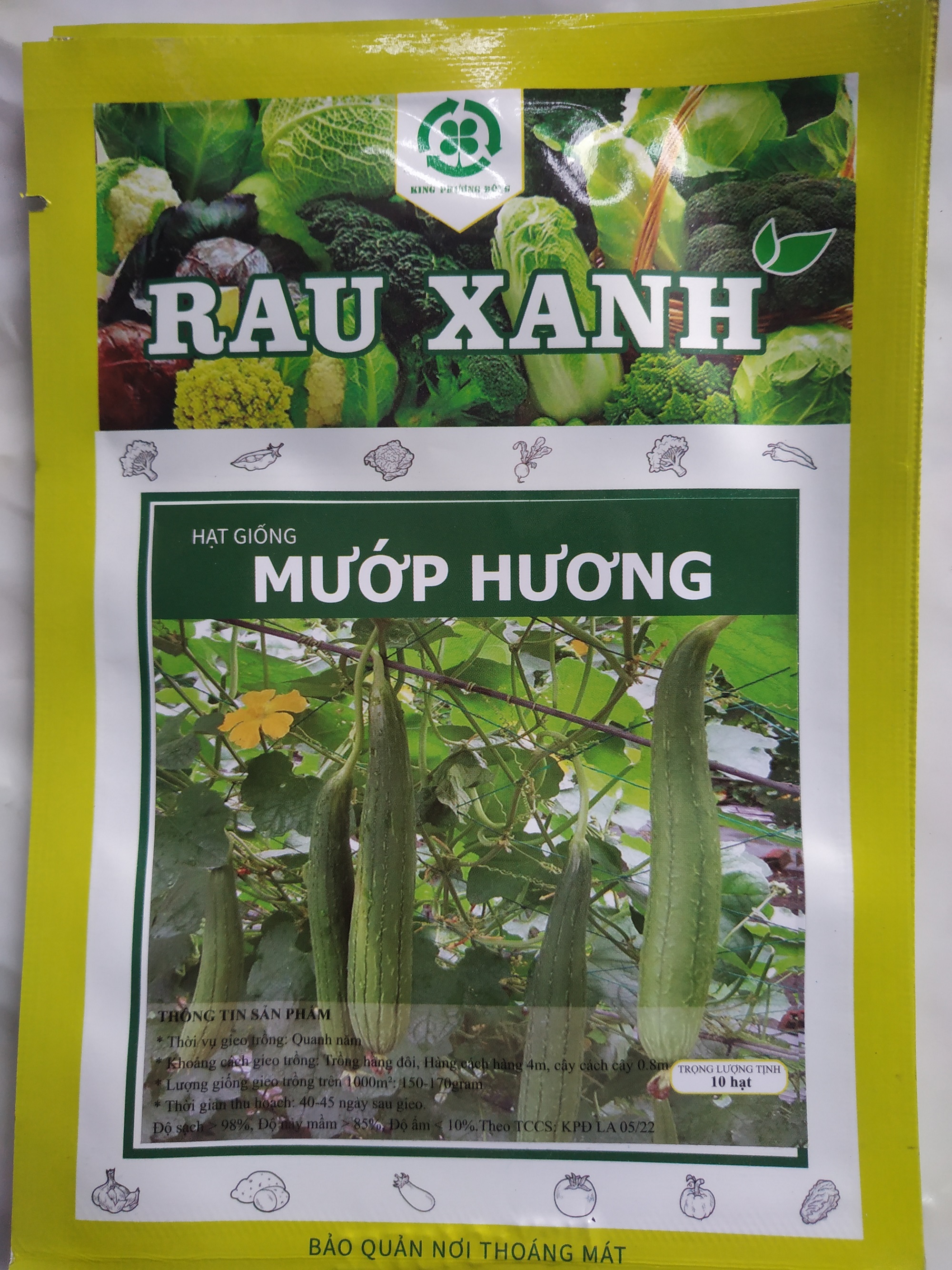 Hạt giống MƯỚP HƯƠNG - gói 10 hạt