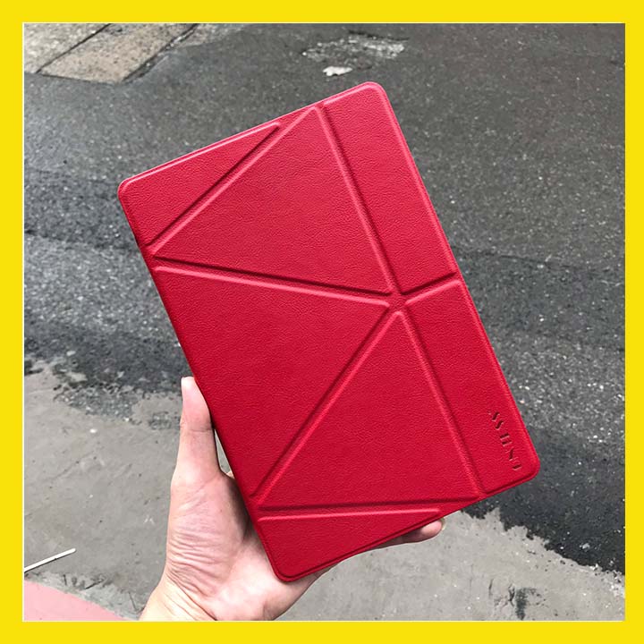 Bao Da Chính Hãng Onjess Dành Cho iPad 2/3/4 Lưng Silicon Chống Sốc, Gấp Chữ Y Dựng Đứng Và Ngang Tiện Lợi - Hàng Chính Hãng