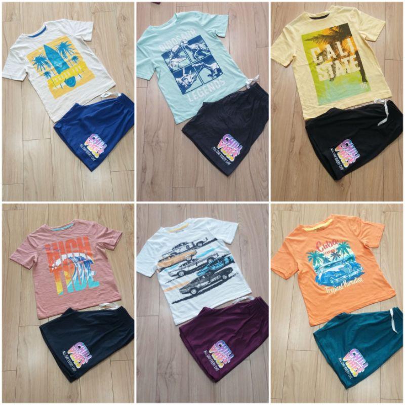 Bộ cotton xược vải xuất dư size đại cho bé 18-46kg