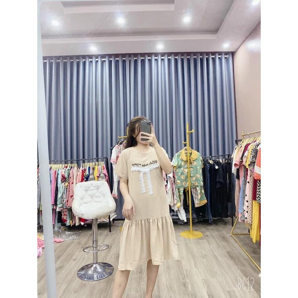 Váy bầu cao cấp 2021chất lụa Hàn nhập khẩu cao cấpthoáng mát vô cùng️đầm bầuthiết kế chanh xả, Free size