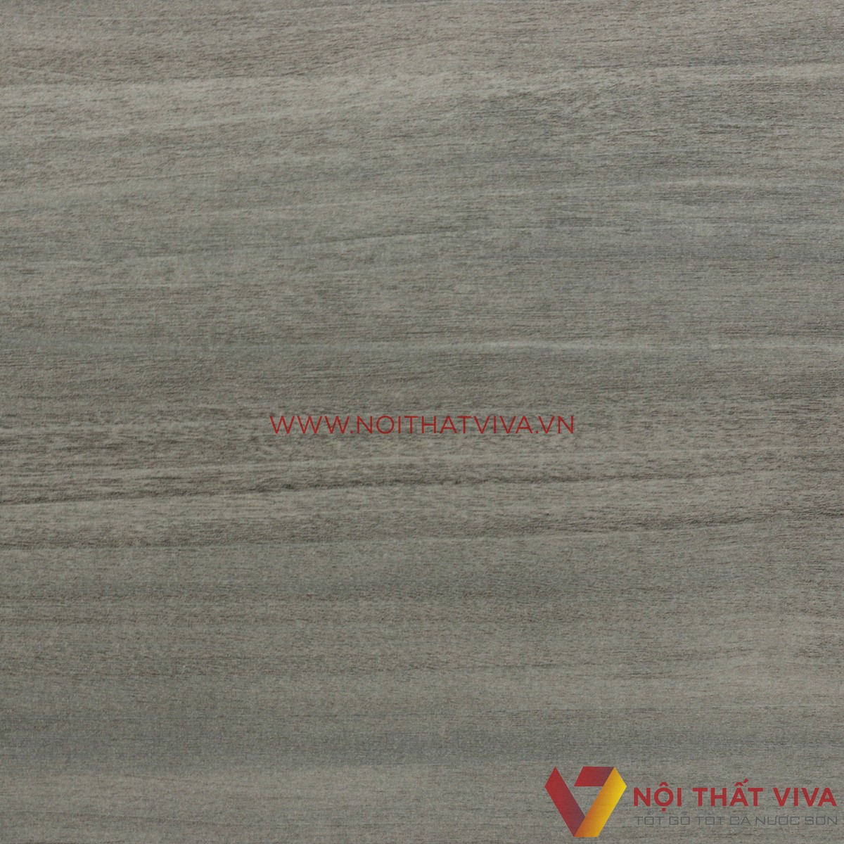 Giường Ngủ MDF Melamine Màu Xám Vân Gỗ Chỉ Trắng Có Hộc Kéo Hiện Đại