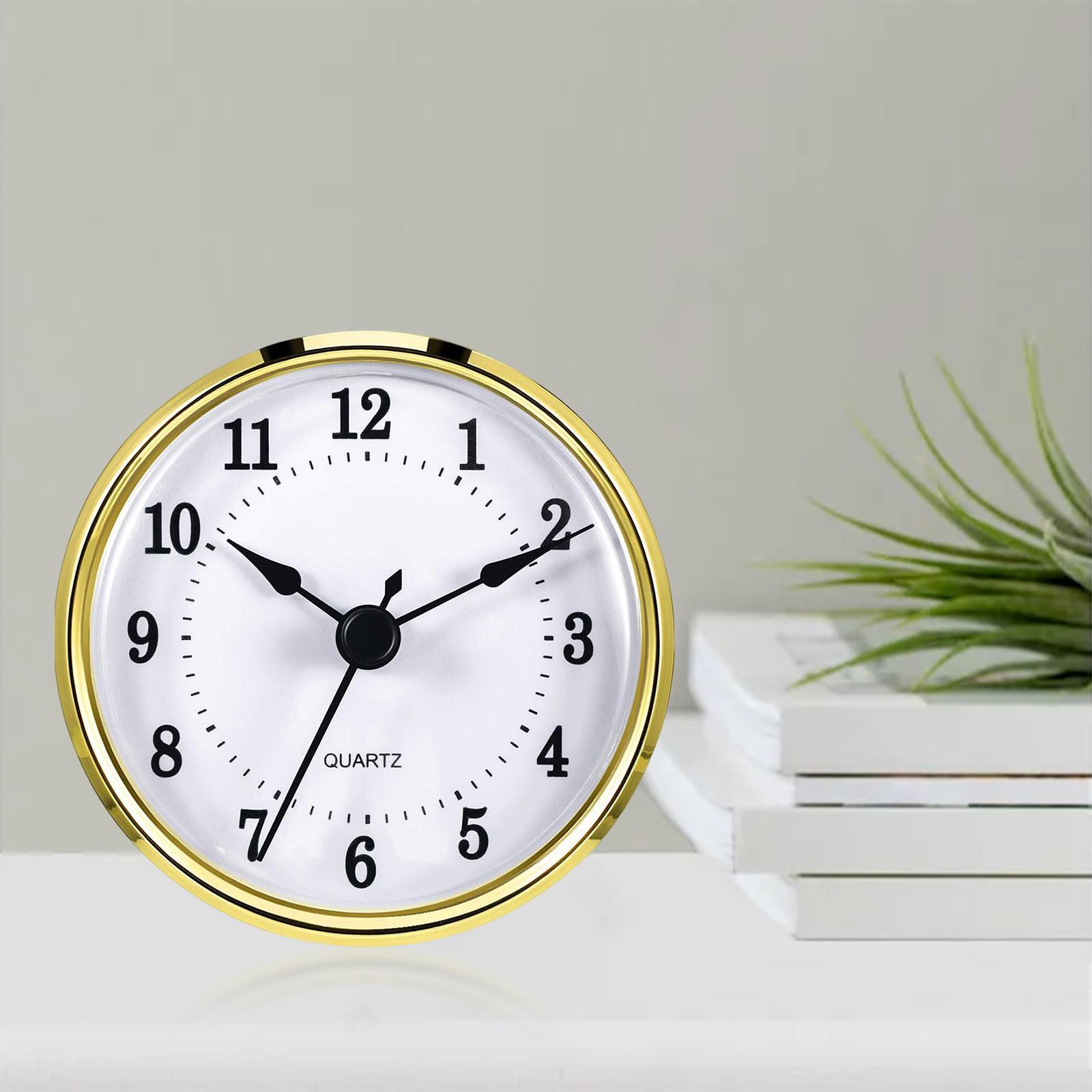 3-1/8 inch Clock Insert Round for Home Wall