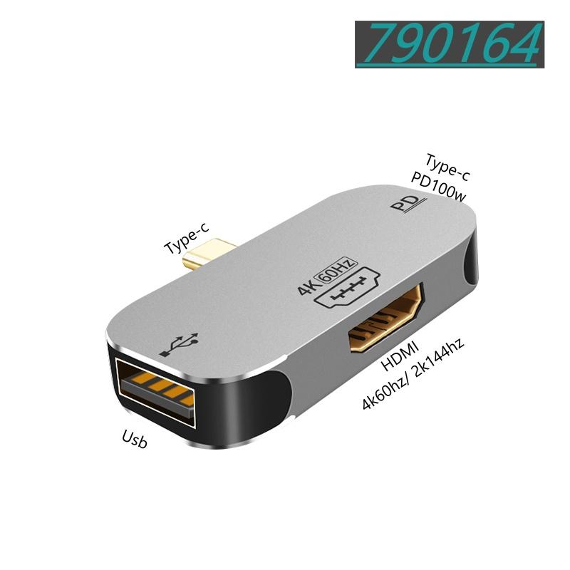 Hub usb type-c (Thunderbolt 3) ra HDMI, VGA, Ethernet, PD hỗ trợ laptop Thunderbolt 4, M1, XPS - Hồ Phạm