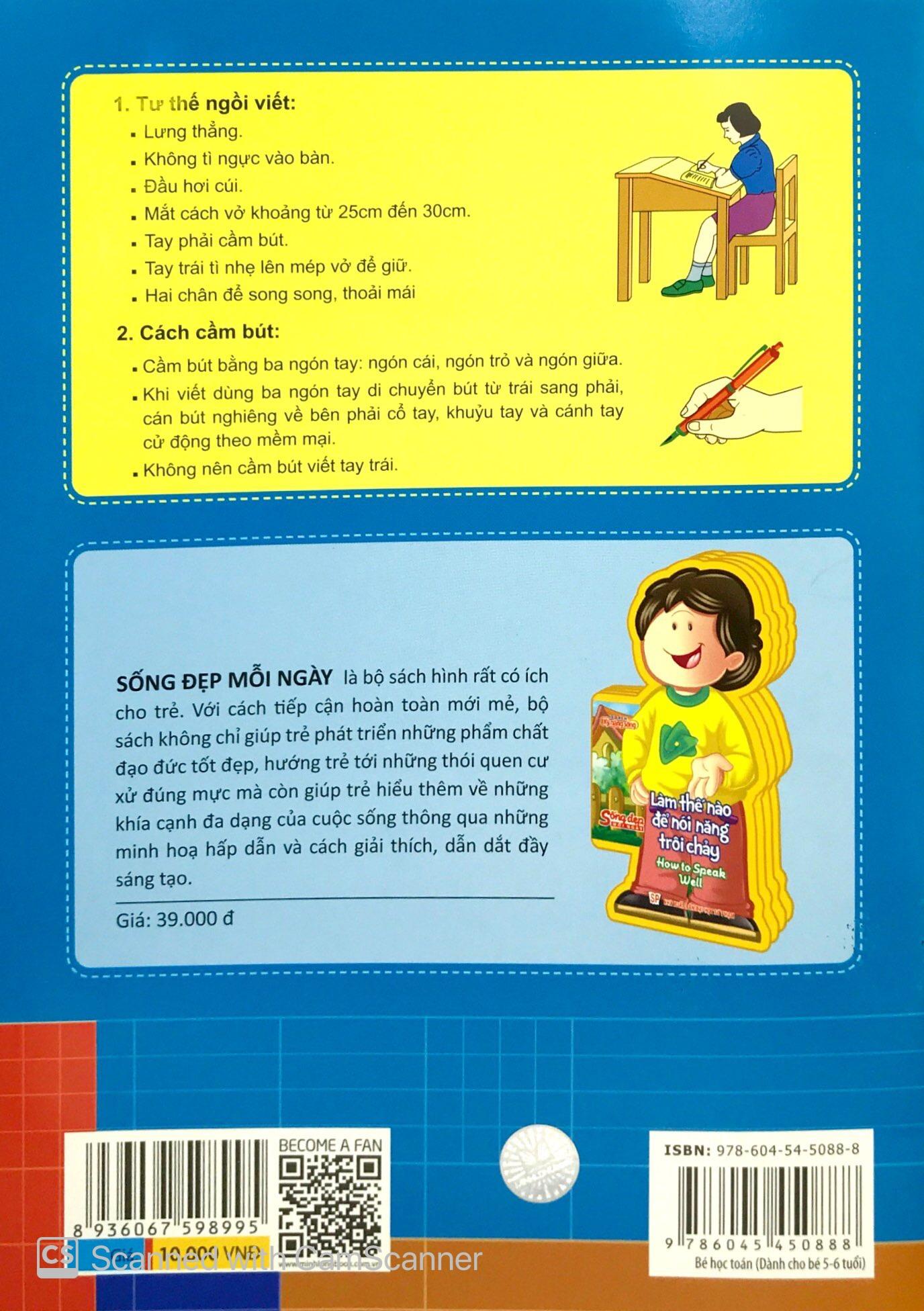 Tủ Sách Bé Vào Lớp Một - Bé Học Toán