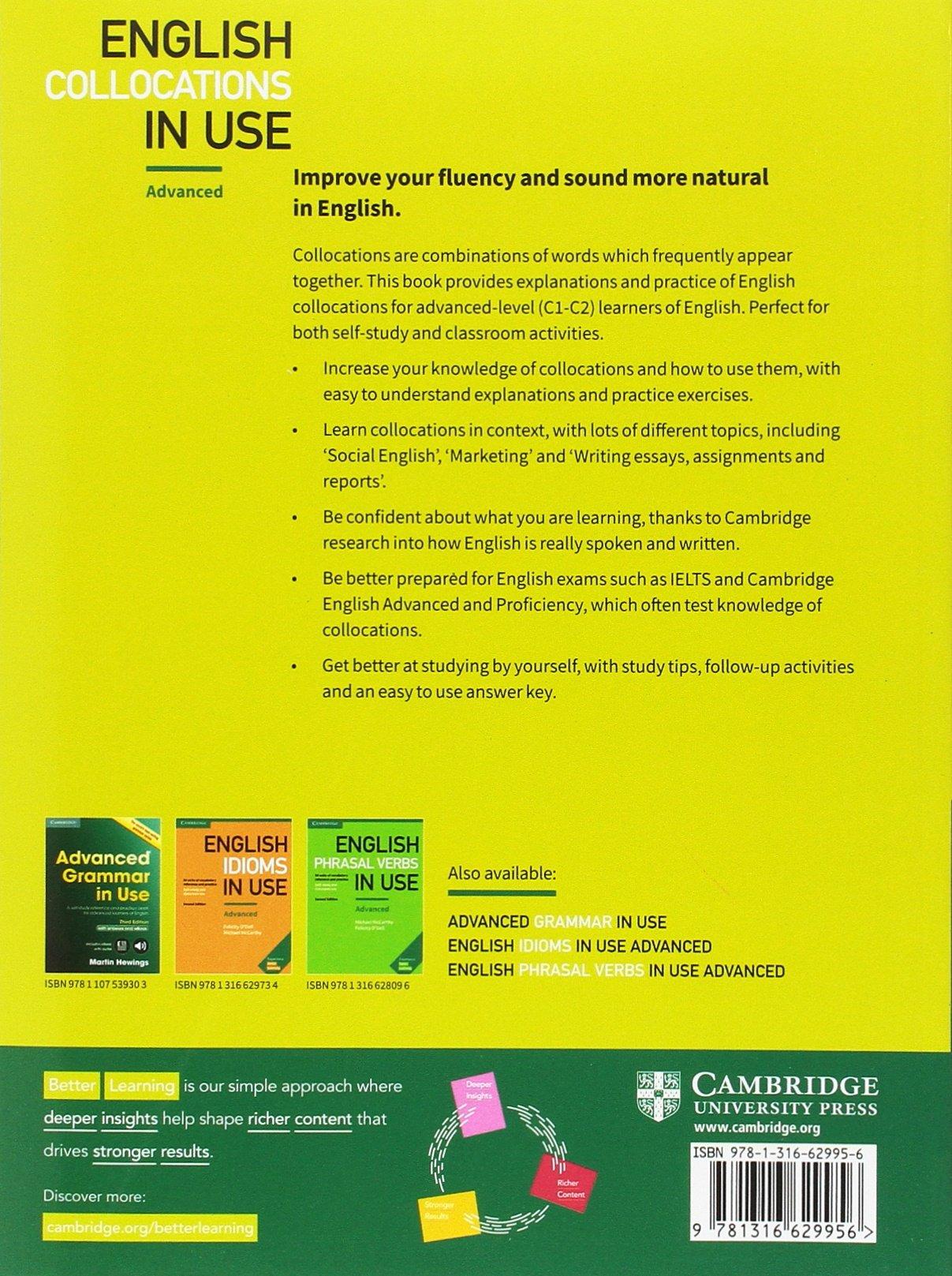 English Collocations In Use Advanced Book With Answers (Vocabulary In Use)