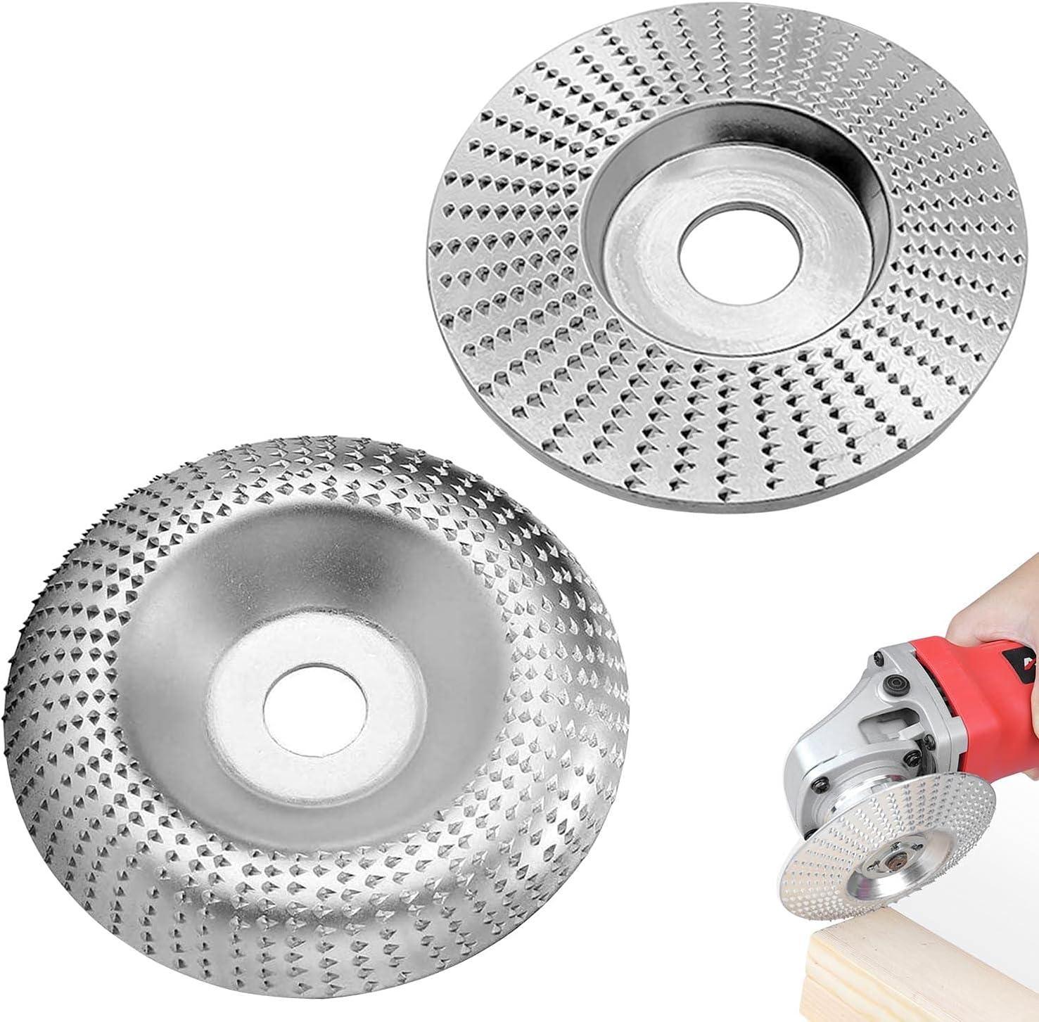 2 Cái Góc Mài Mòn Đĩa Bánh Xe, Gỗ Góc Đĩa Khắc Gỗ Nhám Mài Đĩa Cho 3.9 Inch / 100 Mm