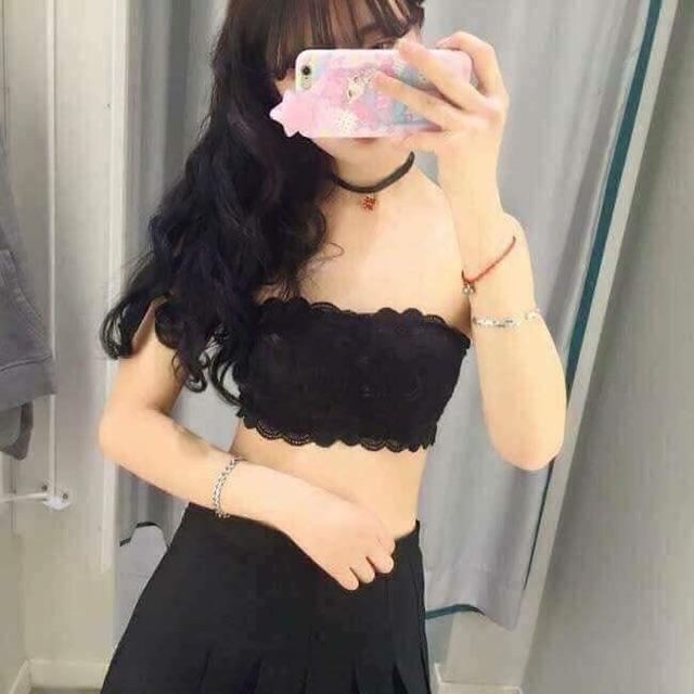 ÁO BRA REN QUÂY NGANG KHÔNG DÂY