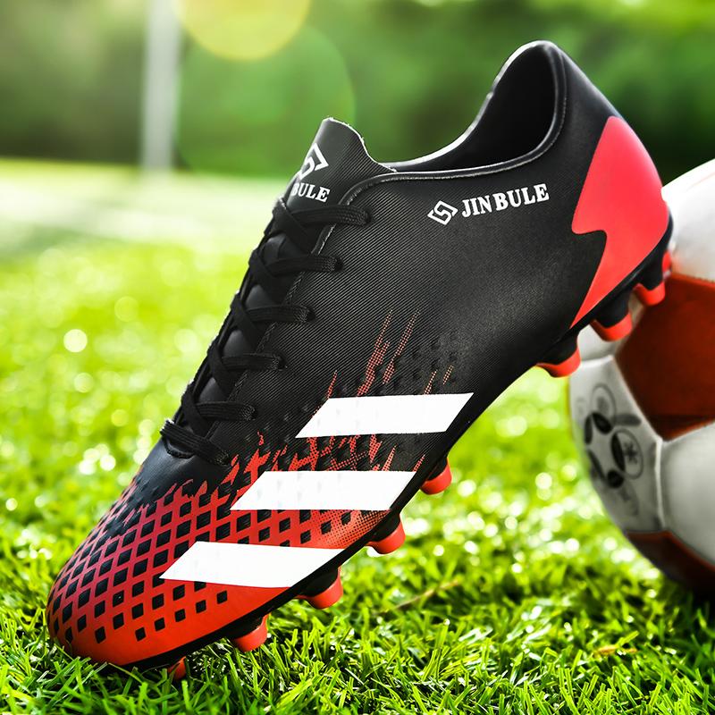 Giày bóng đá nam ngoài trời Giày bóng đá Trẻ em Boy Girls sneakers sân cỏ futsal ban đầu Boy Night Light Giày bóng đá không thấm nước