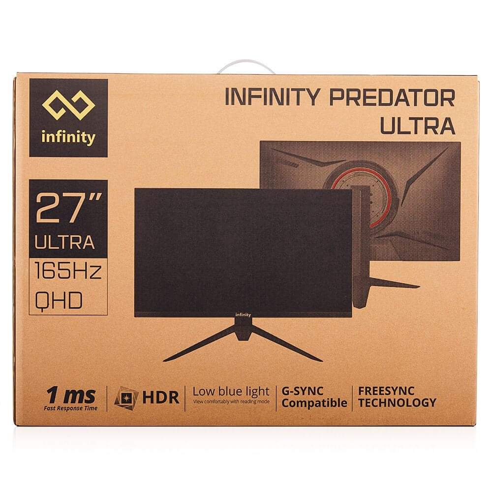 Màn Hình Gaming Infinity Predator Ultra – 27″ 2K 165Hz - Hàng Chính Hãng