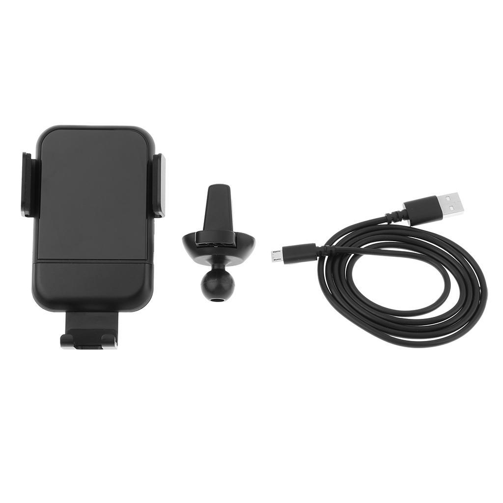 360° Automatic Clamping Wireless Car Charger Mount Holder for Mobile Phone