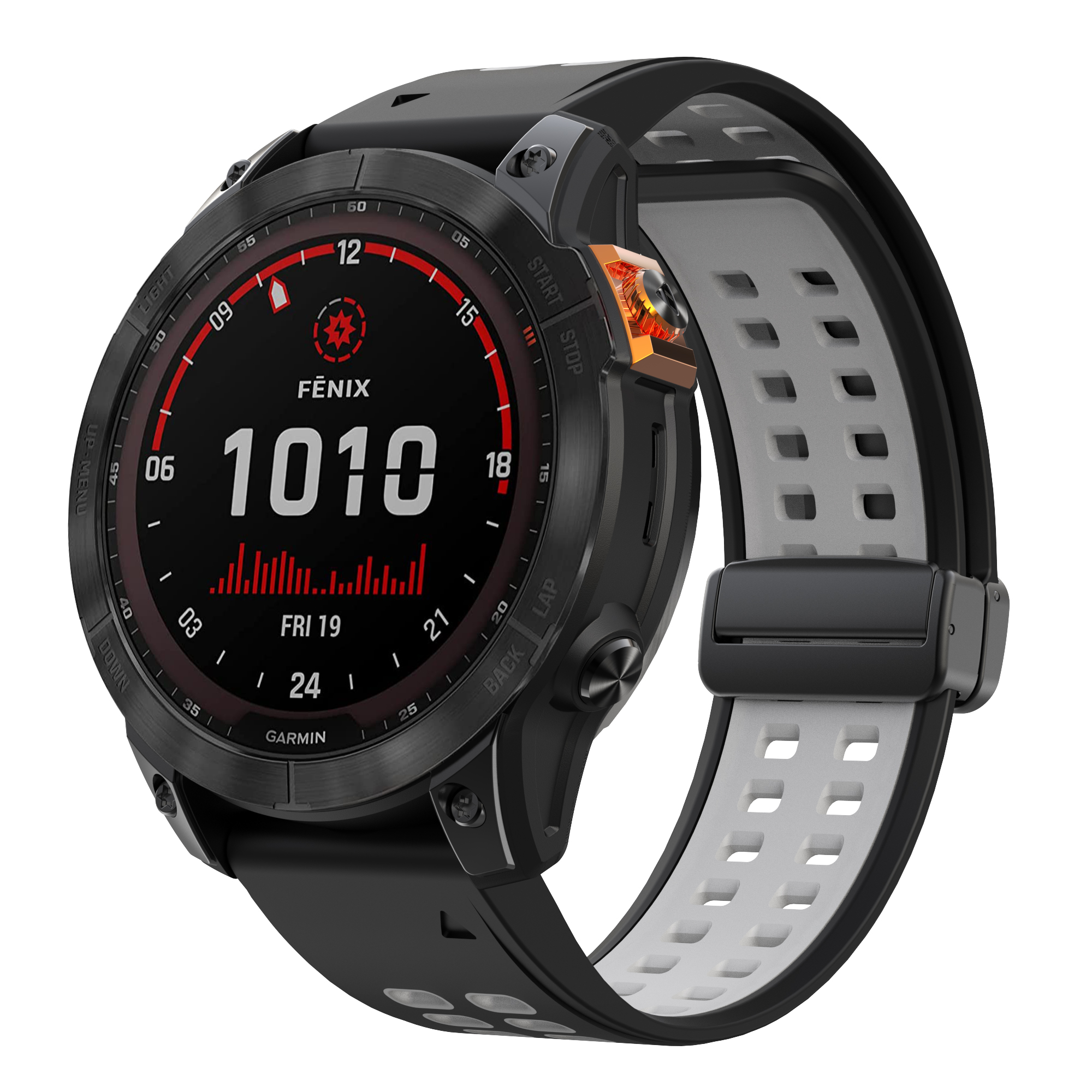 Dây đeo khóa gấp từ tính cho Garmin Fenix 8/7/6/5 Pro / Epix Pro / Forerunner / Tactix / Quatix - Hàng Chính Hãng
