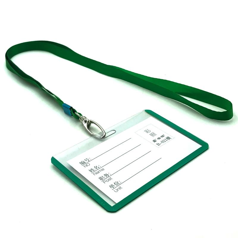 Bộ 2 Bảng Tên Dây Lụa B8-021 - Mẫu 3 - Xanh Lá