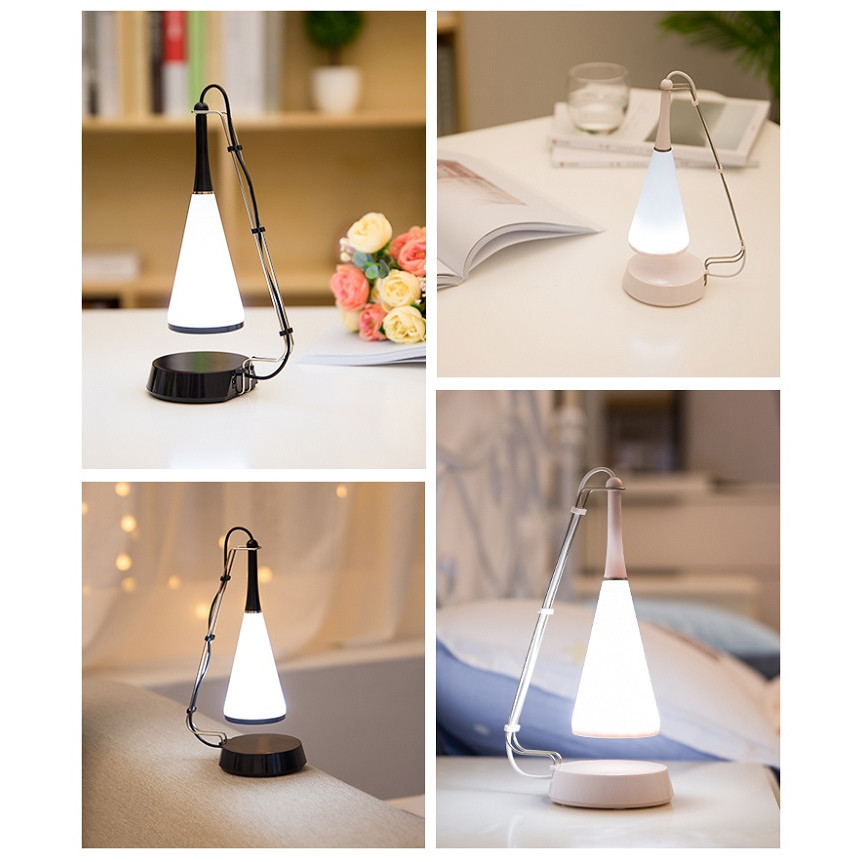 Đèn LED ngủ đa năng để bàn, có loa nghe nhạc bluetoooth công nghệ thông minh (Tặng 2 nút kẹp cao su giữ dây điện- Màu ngẫu nhiên)