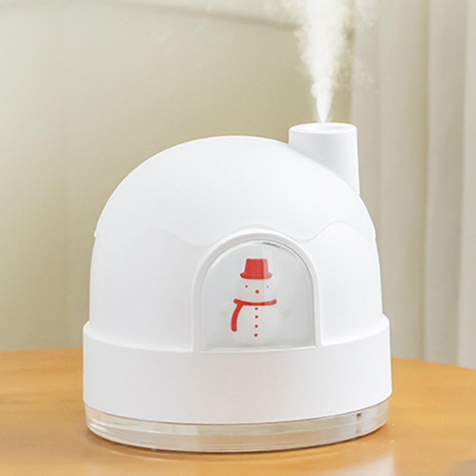 Humidifier Desktop  Portable Optional Adjustable for Travel Yoga White
