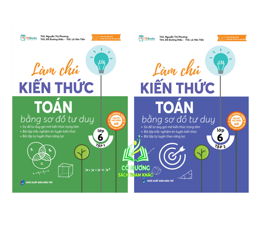 Sách - Làm chủ kiến thức toán bằng sơ đồ tư duy lớp 6  - MC