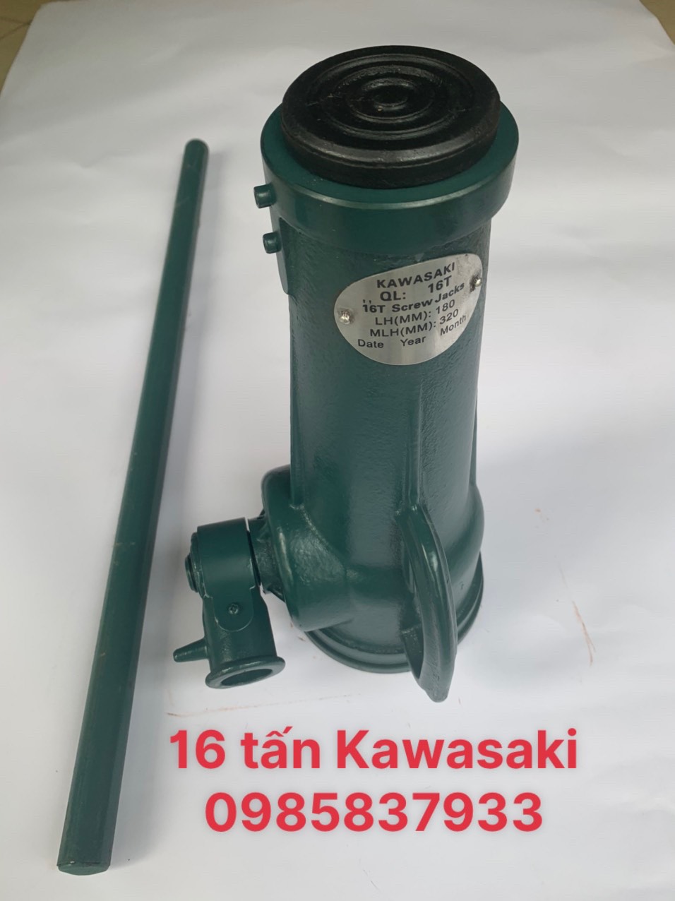 Kích ren 16 tấn Kawasaki Nhật tại Máy cầm tay NTT bảo hành dài hạn thao tác dễ dàng hiệu quả an toàn dùng nâng hạ các thiết bị an toàn hiệu quả