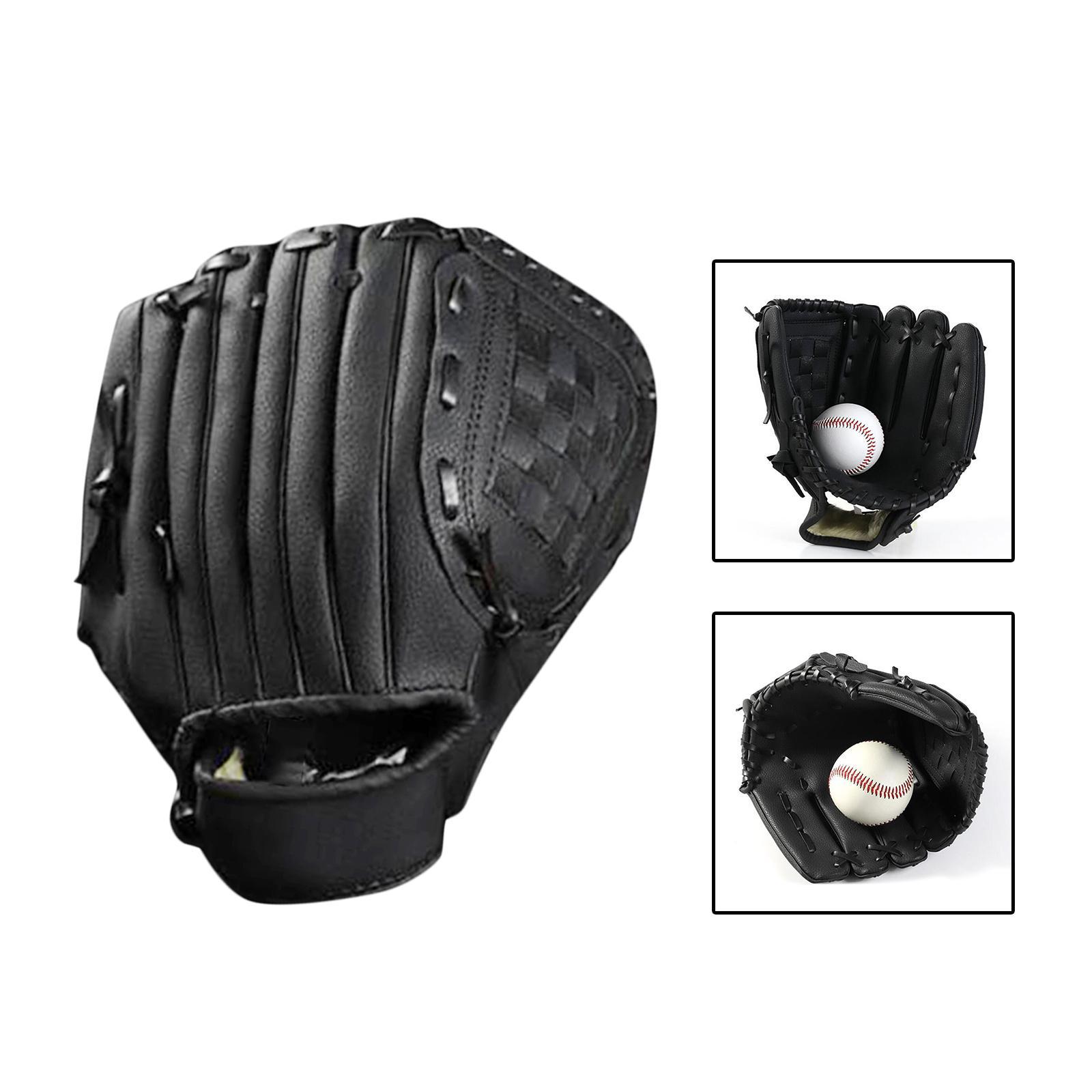 Baseball Glove Softball Glove Infield Outfield Gloves Easy to Break in Mitts Baseball Fielding Glove for Backyard, Women Men, Youth, Adult Kids
