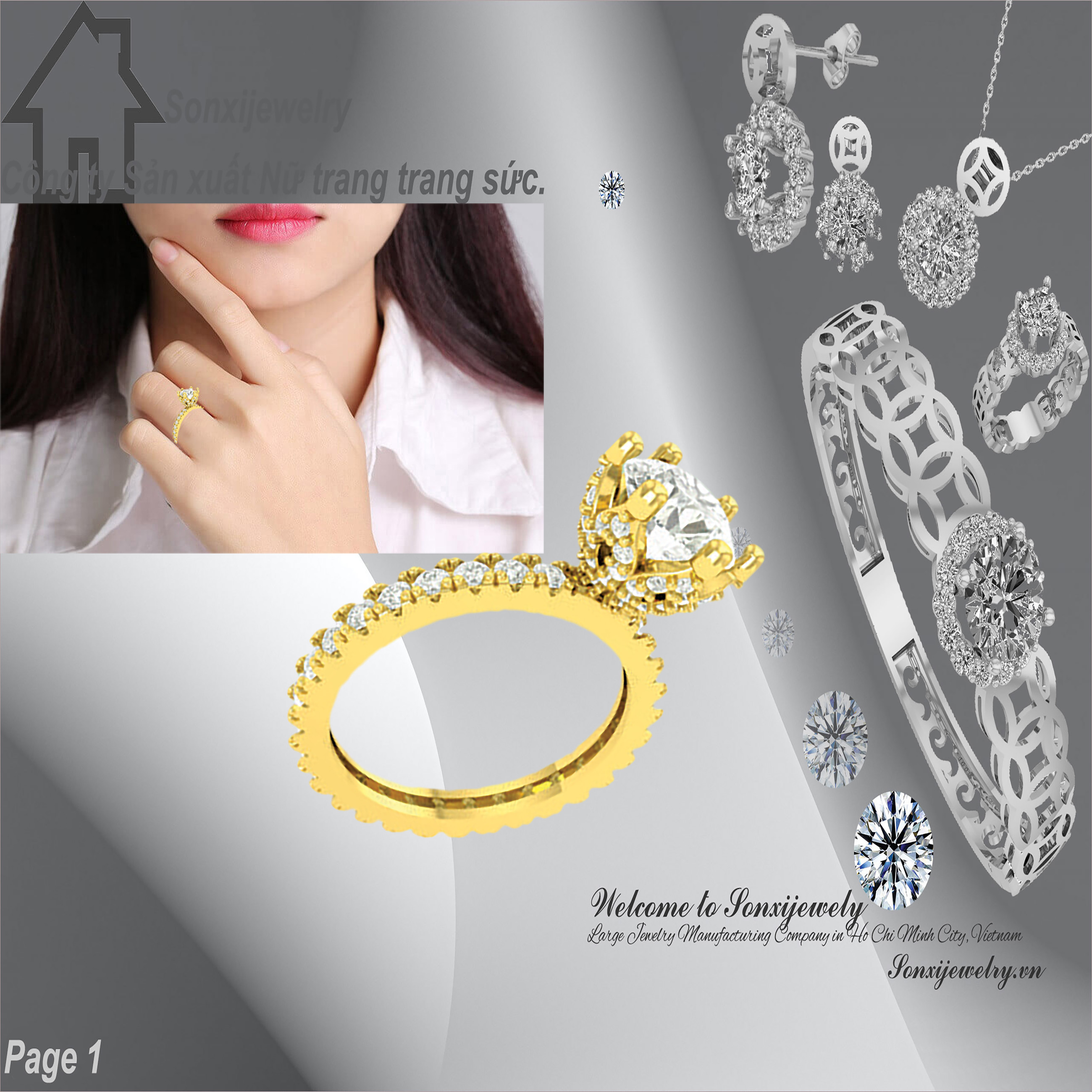 NHẪN NỮ BÁN CHẠY MẪU ĐẸP 607