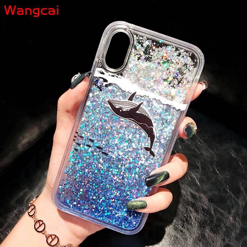 OPPO A94 A74 A55 A54 A35 Phone Case Quicksand Liquid Daisy Unicorn Flamingo Glitter Bling Cartoon Clear Transparent Casing Case Cover