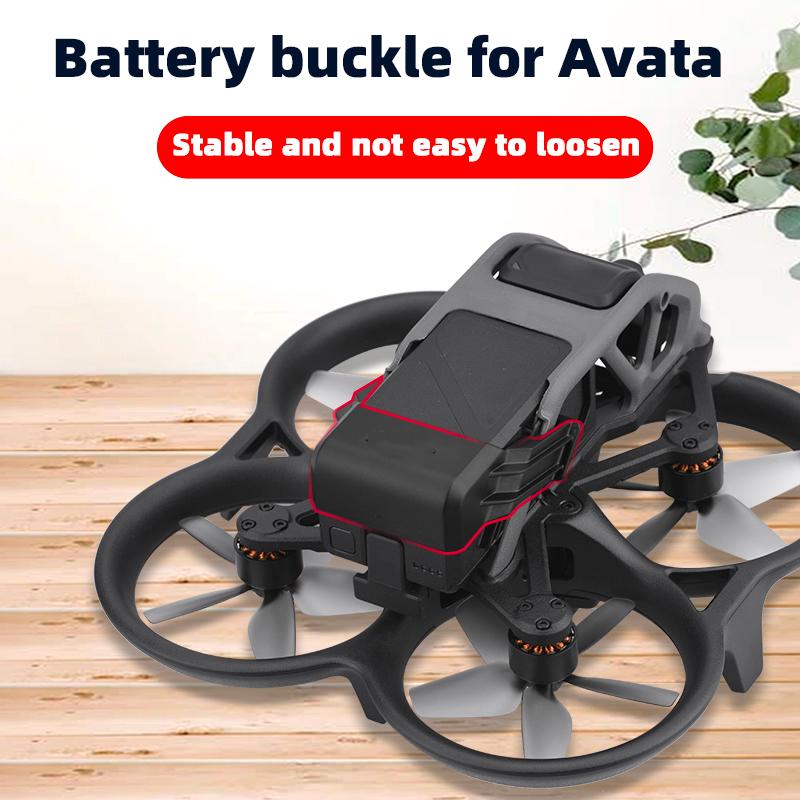 Khóa cố định chống vấp pin cho máy bay không người lái DJI Avata cho Phụ kiện kẹp gia cố bảo vệ pin DJI Avata Fly Màu sắc: a