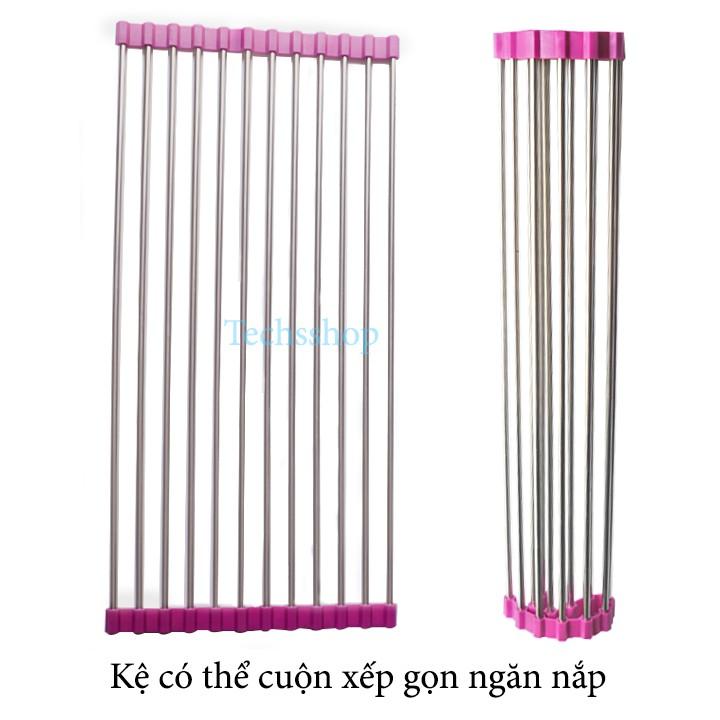 Giá cuộn tròn kê bồn rửa chén - Loại dài 47 cm