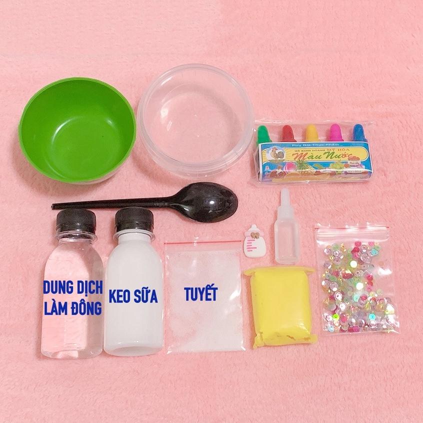 Bộ Kit Làm Slime 10 Món Slime Mây Slime Bơ Cloud Slime Butter - Hương Tuỳ Chọn - Nguyên Liệu Làm Slime