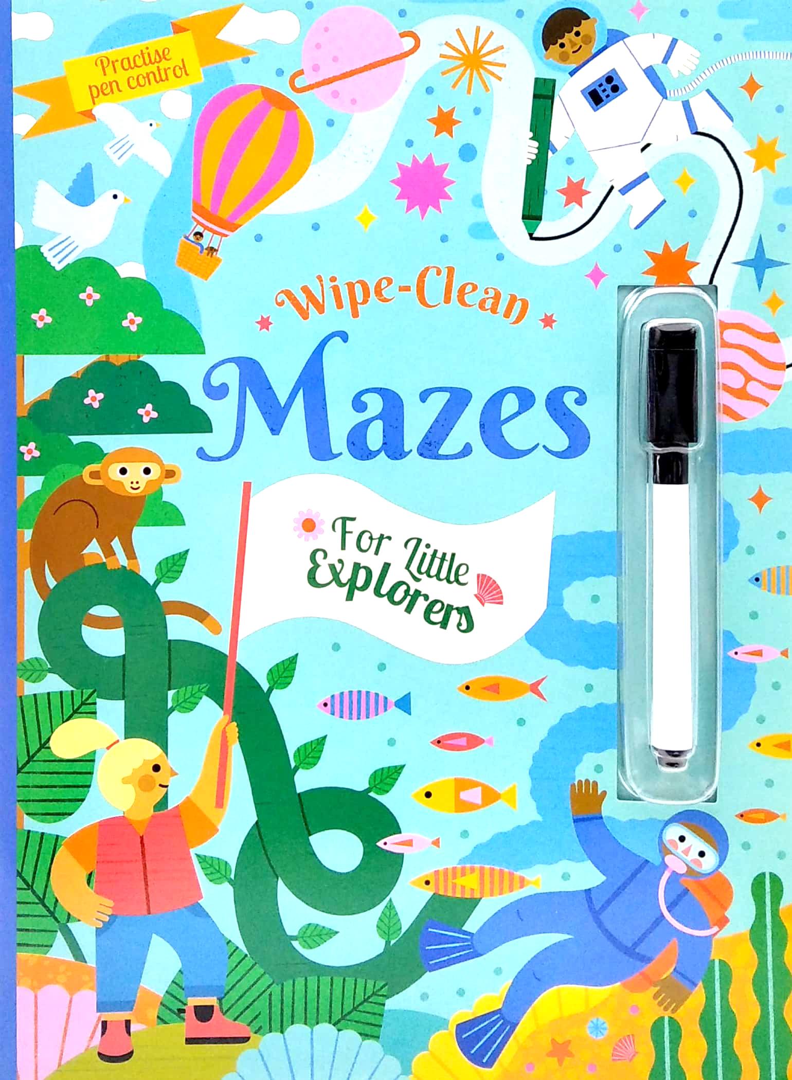 Wipe-Clean: Mazes