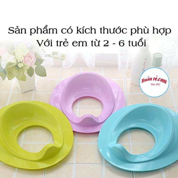 Bệ thu nhỏ bồn cầu cho bé nhựa Việt Nhật, bệ xí thu nhỏ bồn cầu giúp bé ngồi an toàn thoải mái (MS: 309) -Buôn rẻ 01235