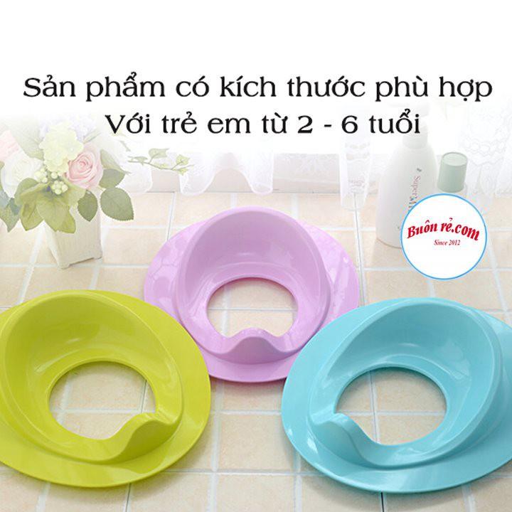 Bệ thu nhỏ bồn cầu cho bé nhựa Việt Nhật, bệ xí thu nhỏ bồn cầu giúp bé ngồi an toàn thoải mái