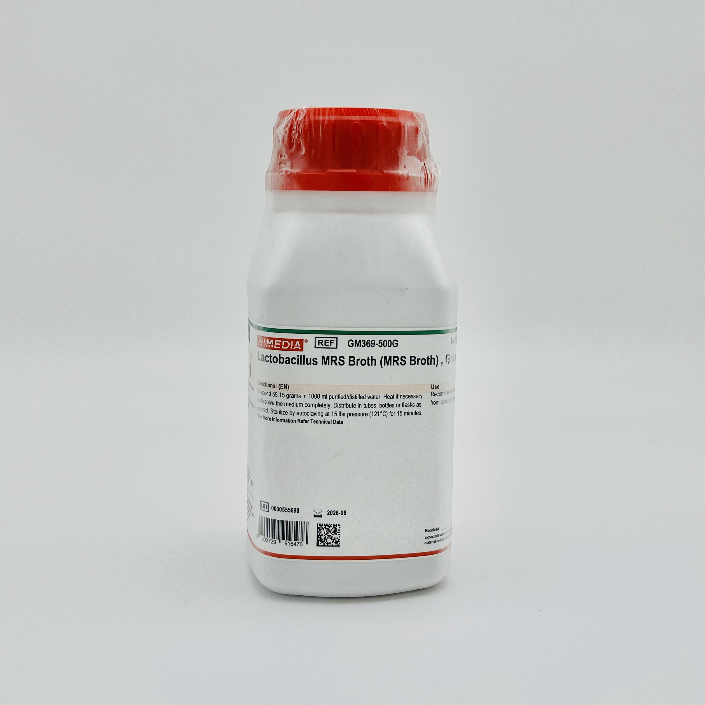 Lactobacillus MRS Broth/Agar