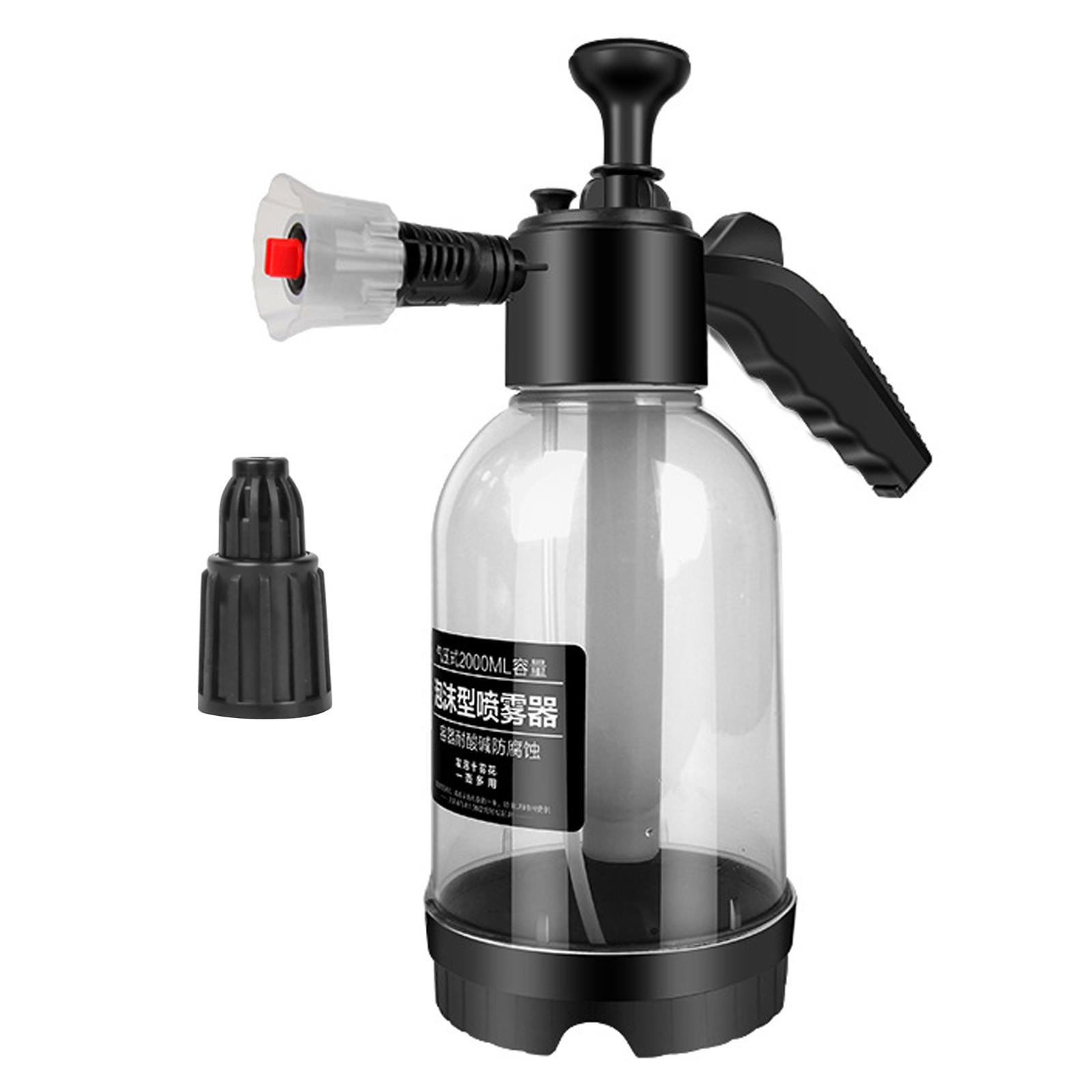 Car Wash Foam Pressure Sprayer 2L Multipurpose for Indoor Outdoor Lawn
