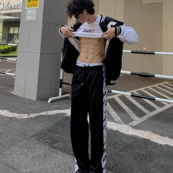 Áo khoác dù bomber cúc bấm 2 lớp in logo G mùa hè phong cách Hàn Quốc