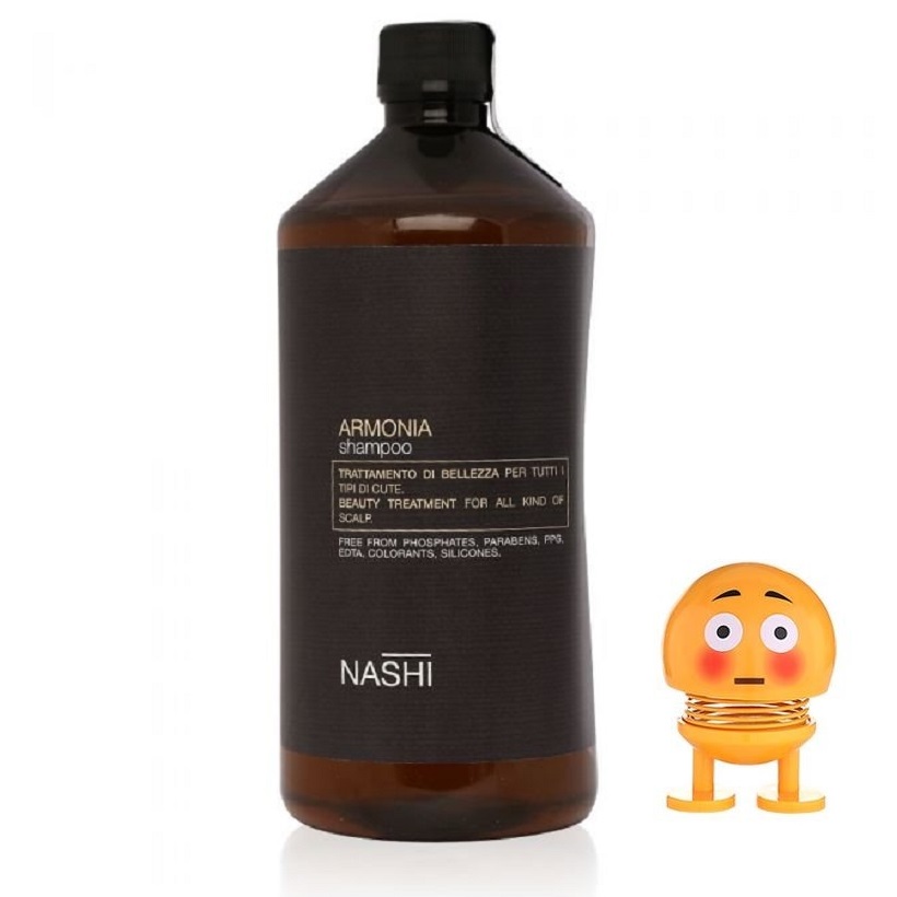 Dầu gội Nashi dành cho tóc dầu và gàu ngứa Armonia shampoo chính hãng Ý 1000ml  tặng lò xo mặt cười