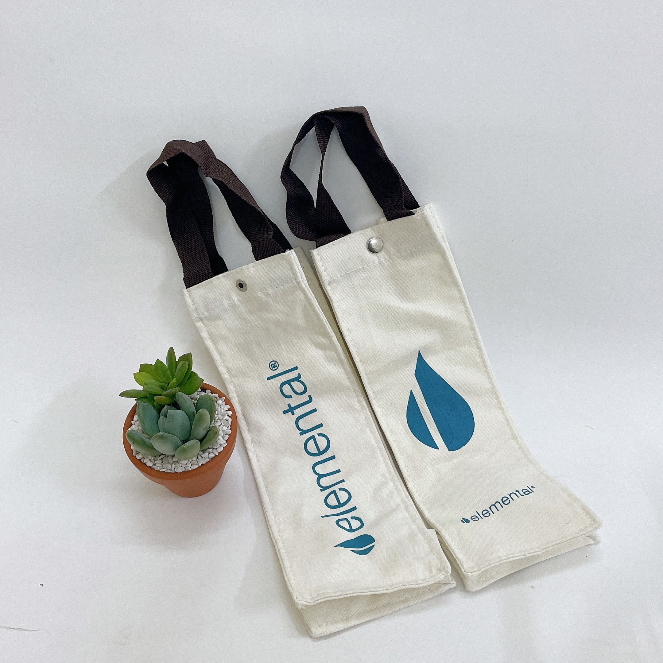 Túi Vải Canvas Đựng Bình Ly Cốc Giữ Nhiệt tiện lợi đi học đi làm đi chơi - ELEMENTAL