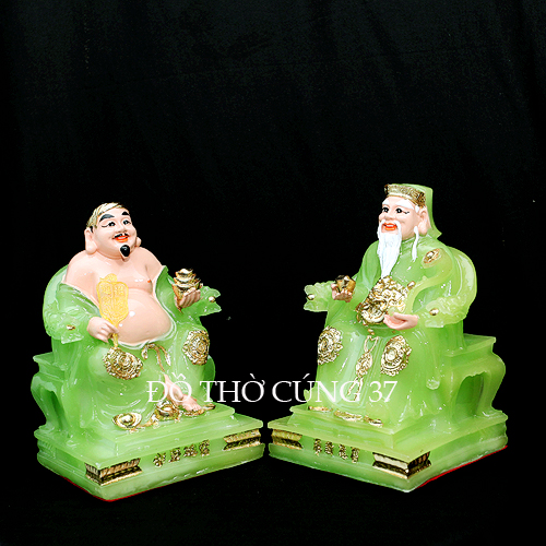 TƯỢNG THẦN TÀI THỔ ĐỊA MÀU XANH - MS 31