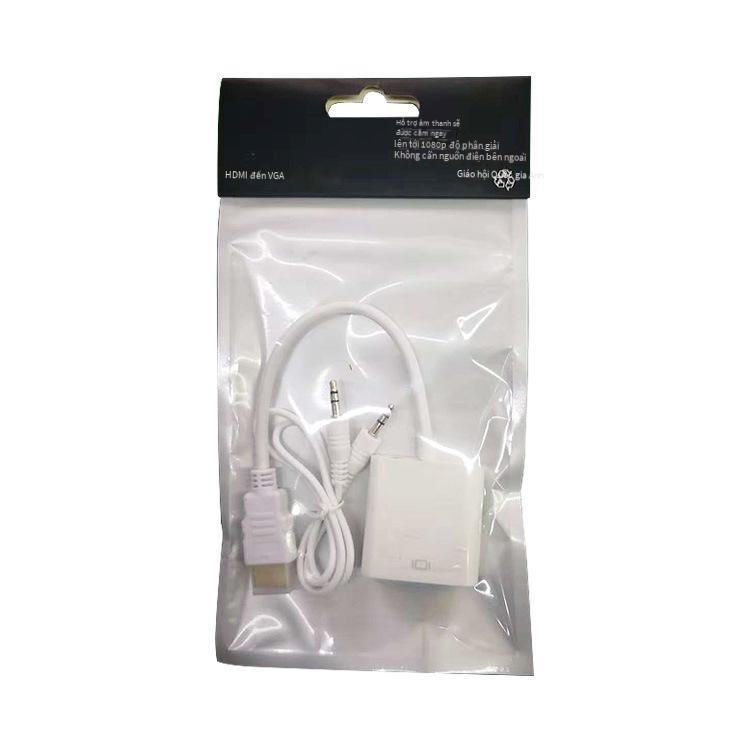 Cáp VGA chuyển đổi HDMI phong cách mới nhất hỗ trợ cáp chuyển VGA HDMI sang vga với cáp âm thanh bán chạy