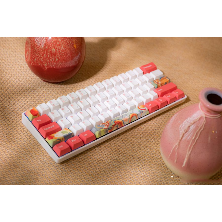 Bàn phím cơ không dây Dual Mode Newmen GM610Dy (MX Hotswap, Bluetooth 5.0, Layout Mac &amp; Win, Keycap PBT Cherry Profile ), bảo hành 24 tháng - Hàng chính hãng