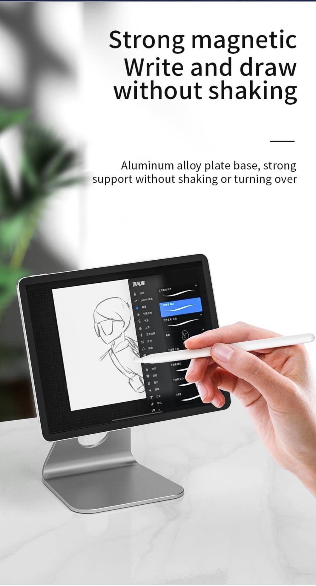 Kệ Hít  WiWu Hubble Tablet Stand ZM307 Dành Cho Iphone, Ipad Đầu Bi Quay 360 Độ Tạo Nhiều Góc Xem - Hàng Chính Hãng