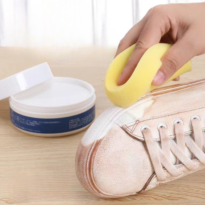 Tuýp Kem Trắng 260g Làm Sạch Khử Trùng Cho Giày Da Thể Thao Không Cần Nước