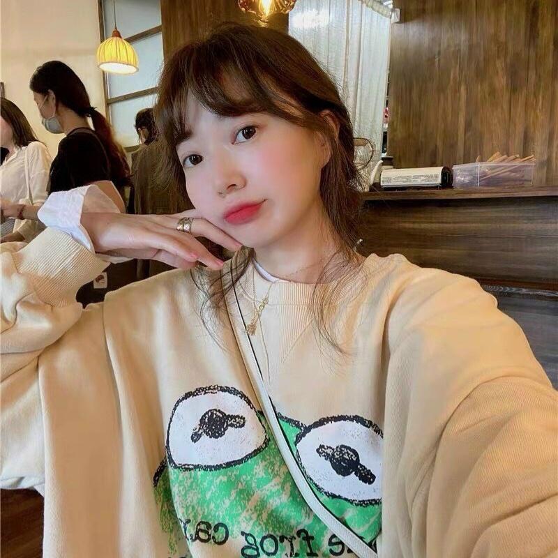 Áo sweater nữ nam unisex form rộng đôi len nỉ ngoại local brand đẹp cặp đôi ulzzang hàn quốc oversize dày mịn FROG