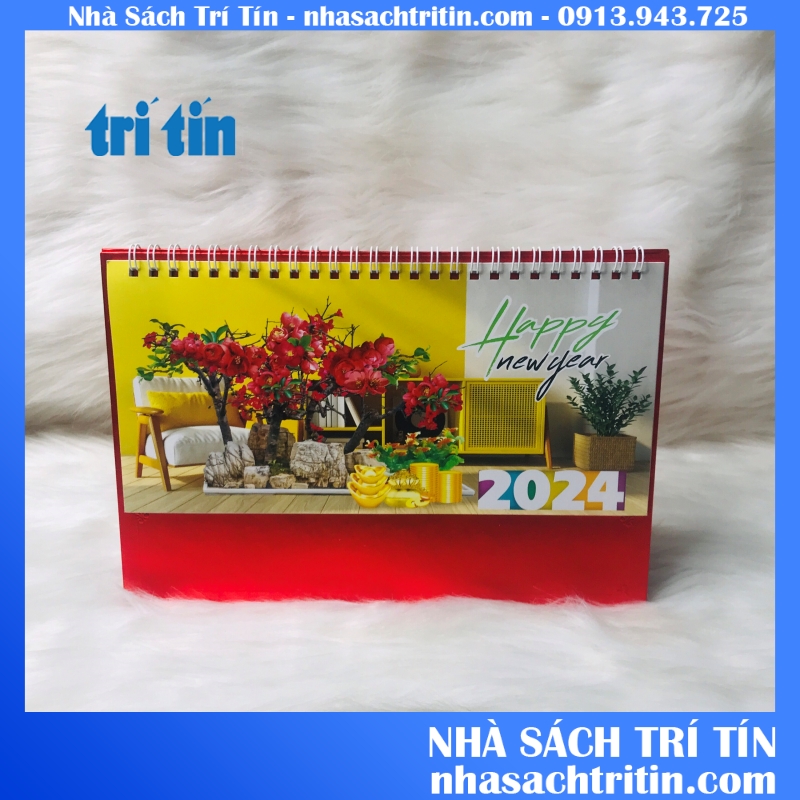 LỊCH ĐỂ BÀN 2024 - LỊCH BÀN CHỮ A khổ 16.6x23cm và khổ 24x16cm - NHIỀU MẪU