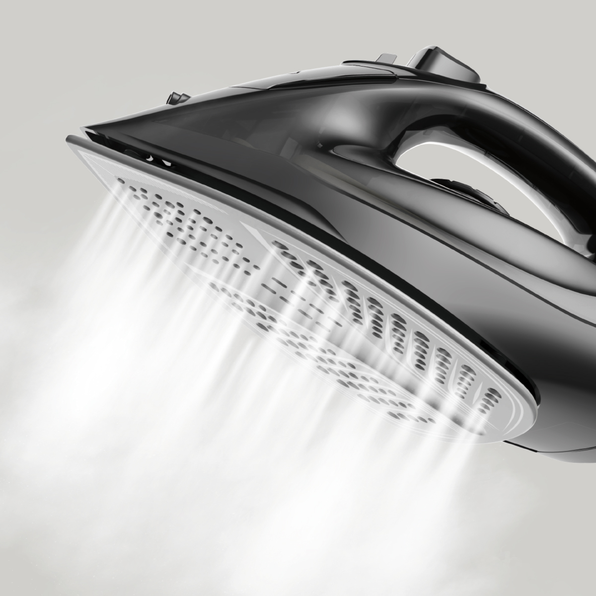 Bàn Ủi Hơi Nước LocknLock ENI334BLK 1800W 200ml, Hàng Chính Hãng, Mặt Đế Phủ Gốm Ceramic – JoyMall