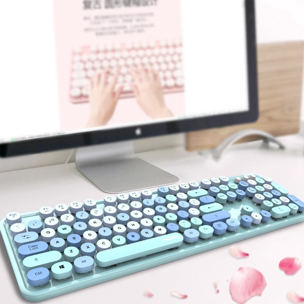 Bộ bàn phím và chuột không dây 2.4ghz cho máy tính PC laptop