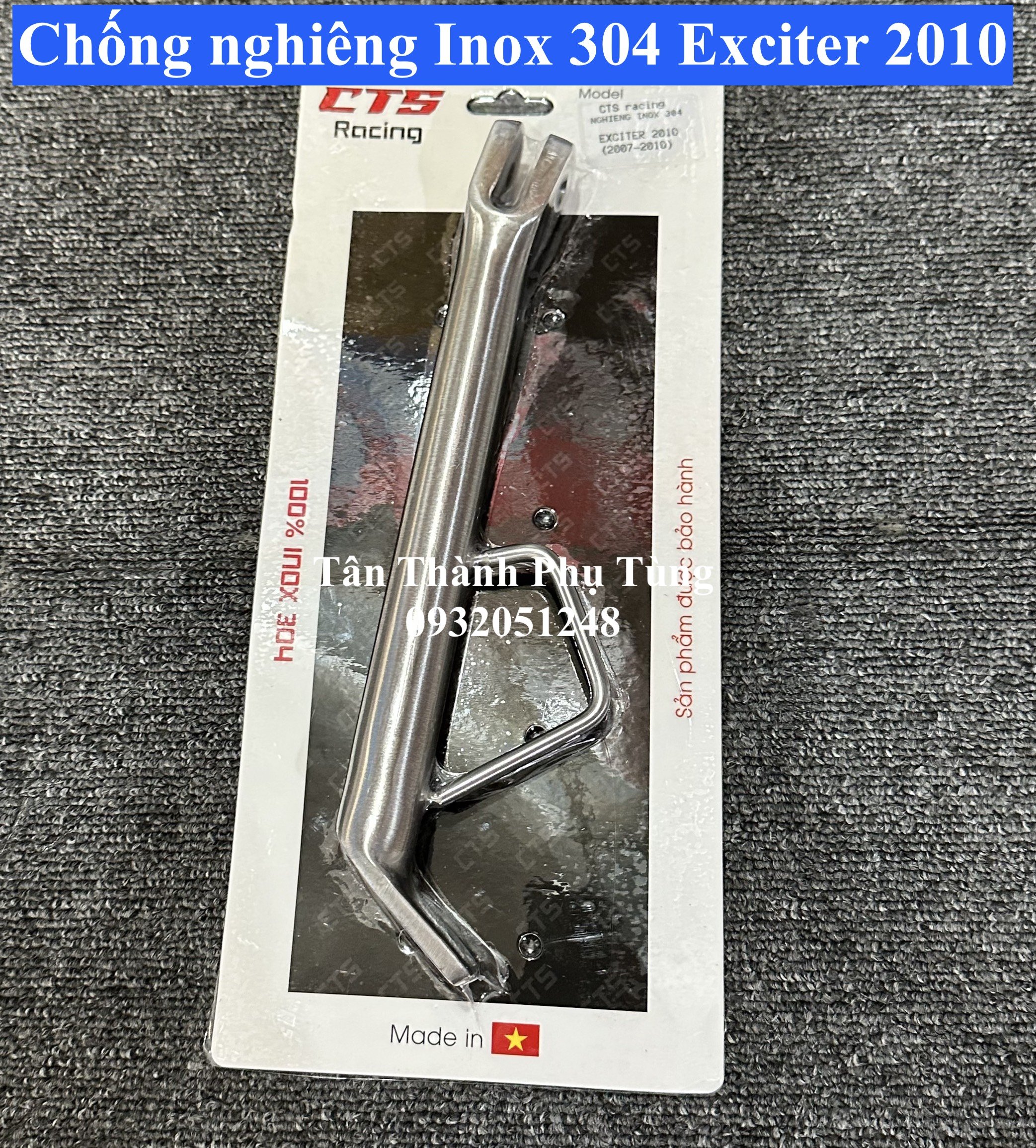 Chống nghiêng dành cho Exciter 2010 Inox 304 CTS