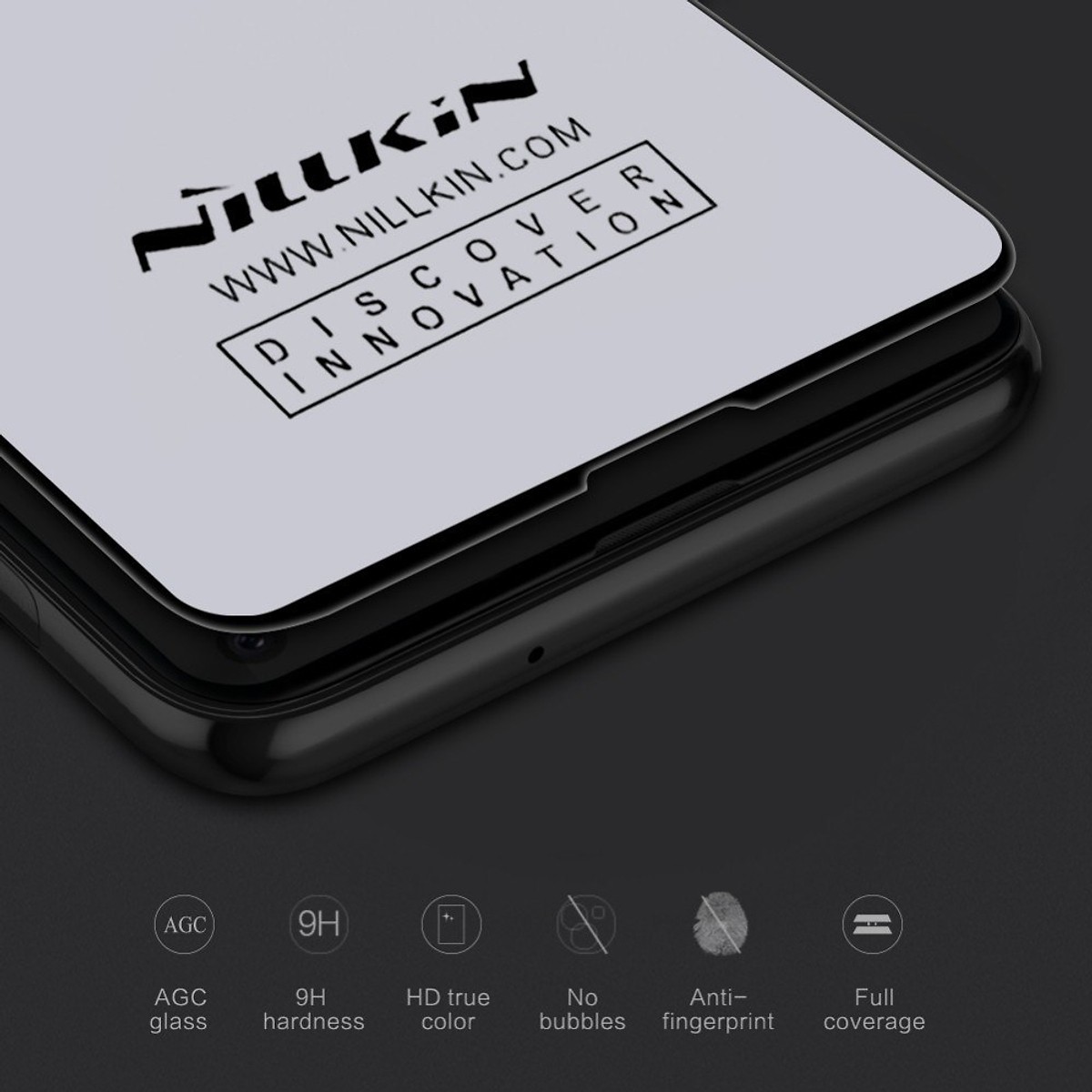 Kính Cường Lực full 3D siêu mỏng cho Samsung Galaxy S10 hiệu Nillkin CP+ Max mặt kính AGC siêu bền Nhật Bản phủ Nano hiển thị Full HD - Hàng chính hãng