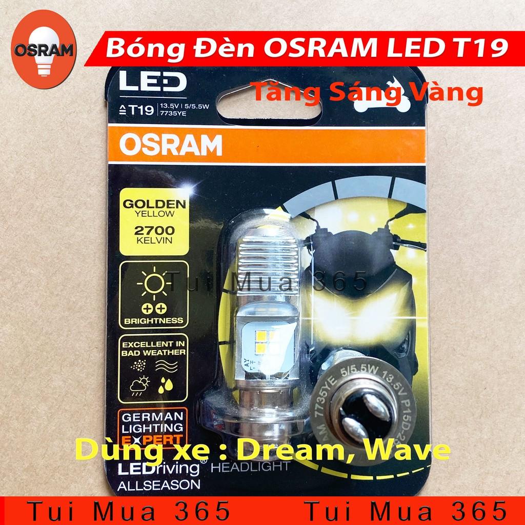 Bóng đèn LED tăng sáng vàng T19 Dream, Wave